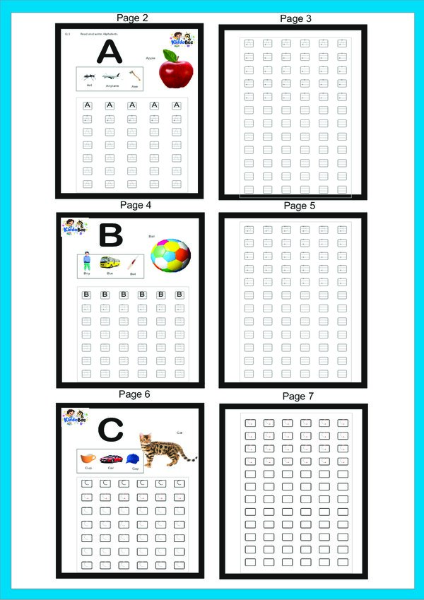 A-Z Alphabet Tracing & Writing Worksheets | Preschool & Kindergarten Learning Book