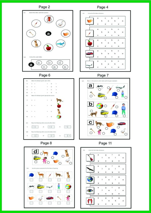 Small Letters Activity Workbook for Preschool & Kindergarten Kids | a–z Alphabet Practice