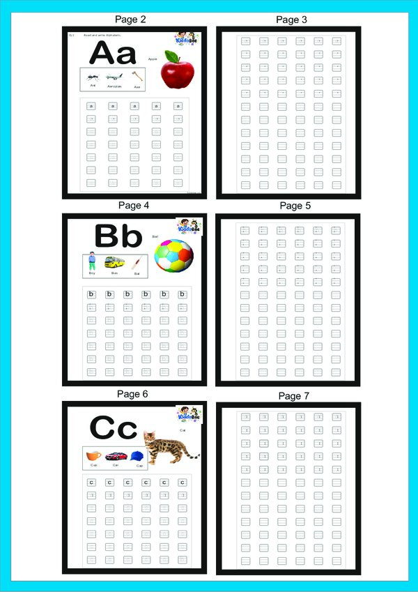 Small Letters Alphabet Tracing & Handwriting Practice Workbook for Kids | Lowercase Letters Writing Book for Preschool, Nursery & Kindergarten